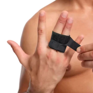 Fingerbandage Fingerschutz Fingerschoner Sport Handball Basketball Fitness - Picture 1 of 14
