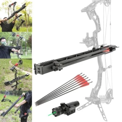 Compoundbogen Schneller Bogen Schütze 6 Pfeile Launcher Bogen Dauerschießassi - Bild 1 von 4