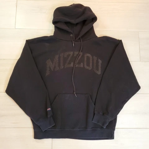 Vintage 90s 00s MIZZOU University of Missouri Tigers Hoodie Sweatshirt Sz M Cover