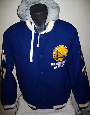 GOLDEN STATE WARRIORS 4 TIME NBA WORLD CHAMPIONSHIP FINALS Cotton Jacket XL 2X   - Image 1 of 4