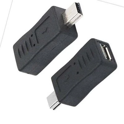 USB Type A Female to Mini B 5 Pin Male Converter Cable Adaptor Connector - Image 1 of 2
