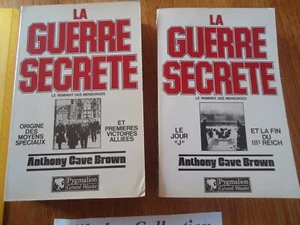 LOT 2 LIVRES La Guerre secrète de Anthony Cave Brown Rempart Mensonge LIVRE - Picture 1 of 5