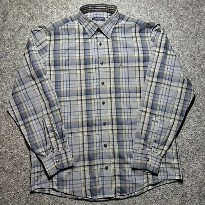 Casa Moda Men's Dress Shirt L Plaid Long Sleeves Button Up - Image 1 of 4