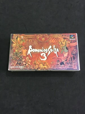 ROMANCING SAGA 3 NINTENDO SUPER FAMICOM SFC JAP USATO COMPLETO - Immagine 1 di 4