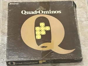 Vintage Quad-Ominos Ultimate Domino Game by Pressman 1978 Edition Complete #4422 - Picture 1 of 3