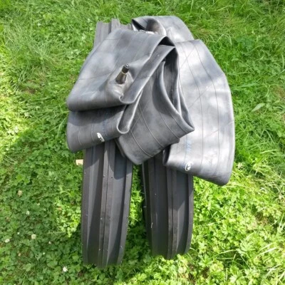 Traktorreifen Front vorn 6.50 16 2x BKT TF 9090 6PR + 2x Schlauch TR15 Schlepper - Bild 1 von 4