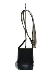 Stella McCartney Shoulder Bag Leather Black Plain 700159 Used