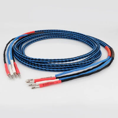 Audiophile 8N OCC 8TC Speaker Cable HiFi Loudspeaker Amplifier Interconnect Wire - Image 1 of 4