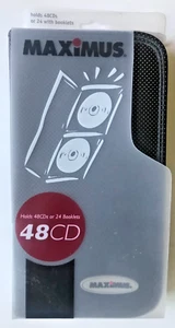 Maximus 48 CD Wallet, Disc Carry Travel Case, 48 CD / DVD Holder, Quality, NEW - Picture 1 of 5