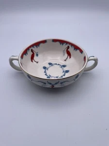 RARE Anthropologie Lou Rota Nature Table Red Ibis Double Handled 4.75” Cup - Picture 1 of 6