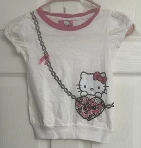 Hello Kitty Chain To Her Heart Pocket Pullover Size 5 - Picture 1 of 1