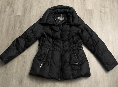 Andrew Marc New York Black Down Puffer Jacket Coat Womens Size L - Image 1 of 4