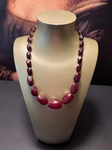 BEAUTIFUL VINTAGE BAKELITE CLASSIC ART DECO NECKLACE MADE IN GERMANY 31g. - Picture 1 of 10