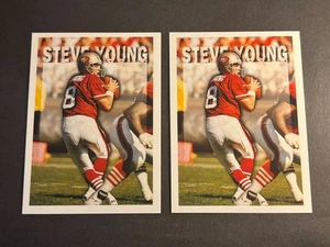1995 Topps MISSING FOIL & BLANK BACK PROOFS Steve Young 49ers #424 - Picture 1 of 2