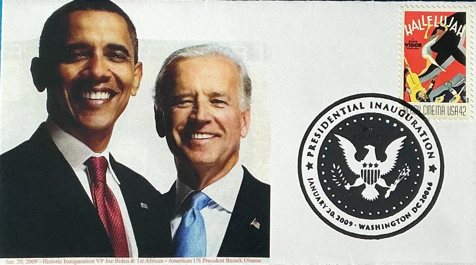 GG (Gary Gozemba) Cachet Inauguration Day 2009 Barrack Obama Joe Biden  - Image 1 of 1