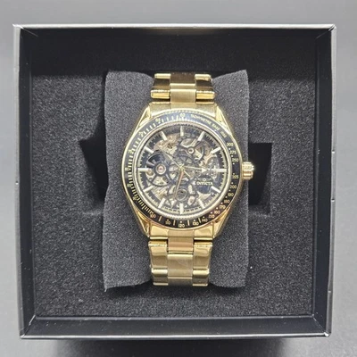 NUEVO Reloj Invicta Objet D Art Automático 43mm Esqueleto Cobre Dial Dorado SS 49502 Foto 1 de 4