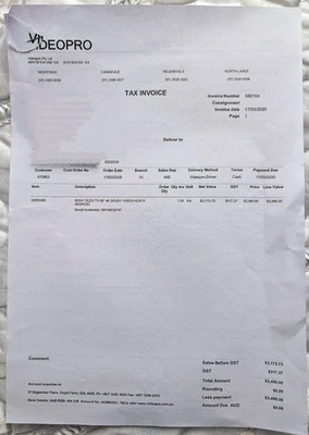 SONY BRAVIA OLED TV KD-55A9G - image 1 of 4