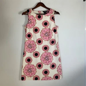 Willi Smith Womens Pink Flowers Above The Knee Dress Size 4 - Picture 1 of 11