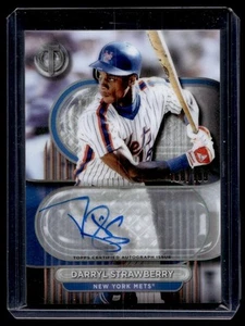 2024 Topps Tribute Autographs Blue Darryl Strawberry Auto 168/199 New York Mets - Picture 1 of 2