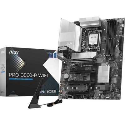 MSI PRO B860-P WIFI Motherboard, ATX - Supports Intel Core Ultra Processors (Ser - Imagen 1 de 4