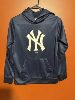 New York Yankees Youth Hoodie M-10/12 Sweatshirt Fleece NY Logo MLB Gen2 Judge - Image 1 of 4