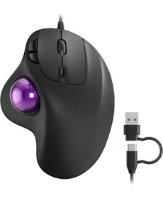 Ratón Trackball Nulea M509 con Cable, Diseño Ergonómico, Fácil Control Pulgar, Preci... - Imagen 1 de 1