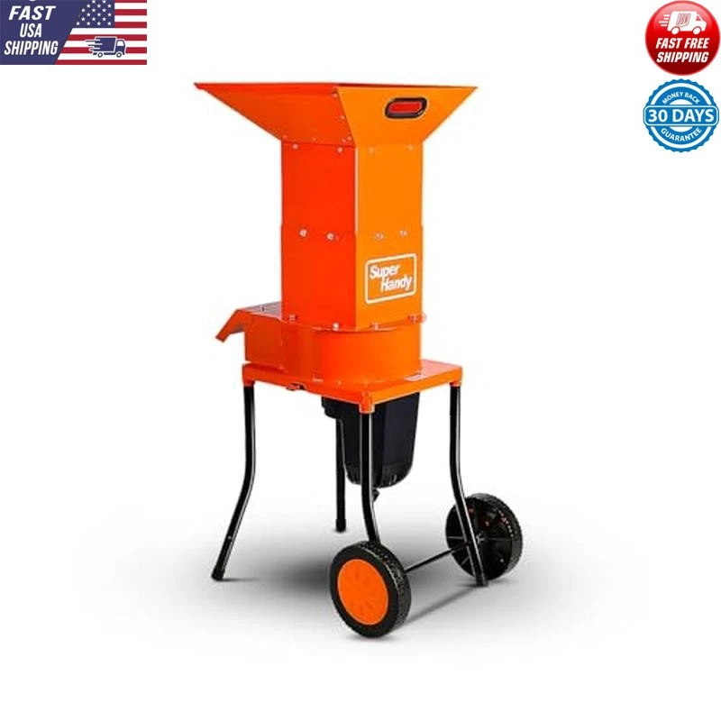 Trituradora de hojas eléctrica de alta resistencia 15AMP 120V ecológica uso en exteriores Foto 1 de 4