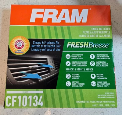 Nuevo paquete de 2 filtros de aire de cabina para Acura MDX RDX Honda Accord Civic CF10134 Foto 1 de 4