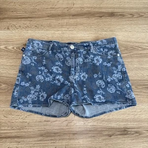 Pantalón corto Rock Republic para mujer 16 estampado floral elástico denim - Imagen 1 de 7