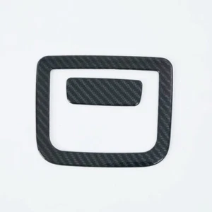 Carbon fiber Matte Inner Tail Trunk Box handle Trim Cover For Audi Q5 2018-2020 - Picture 1 of 12
