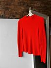Hugo Boss Women's Italy Vintage Ribbed Knit Funnel Neck Sweater Size - 40 (XS/S)