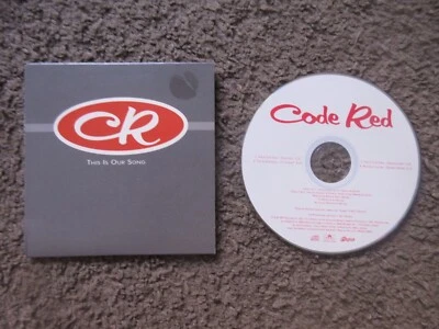 CODE RED (UK BOY BAND) "THIS IS OUR SONG" 1997 POLYDOR 4VERS. RARE OOP PROMO CD - Image 1 of 4