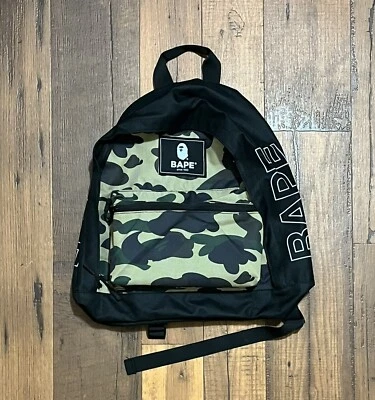 Mochila A Bathing Ape Bape Camuflada Negra Foto 1 de 4