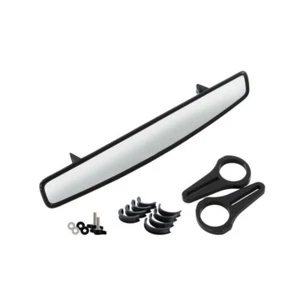 BG Racing 17" Wide Angle Rear View Mirror inc Brackets & Packers (BGR759) - Picture 1 of 3
