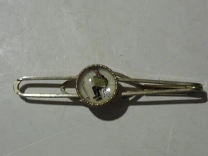 Beautiful vintage Strattons tie clip, man playing accordian - Picture 1 of 9