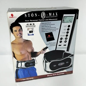 Strong Idea Ston-O-Max Workout Massage Belt with Diet Plan TH387N - Picture 1 of 16