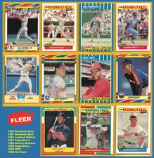 Fleer Benito Santiago Cal Ripken Don Mattingly 1986 BB 1987 BB 1988 AW SS MVP AS