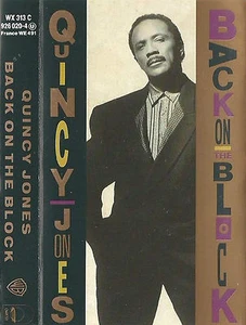 Quincy Jones Back On The Block CASSETTE ALBUM Hip Hop, Jazz, RnB/Swing, House - Picture 1 of 11