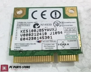Toshiba Satellite C640 C655 C655D L635 WiFi Wireless Card V000212410 RTL8188CE - Picture 1 of 8