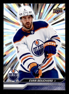 2023-24 Upper Deck Outburst Silver #71 Evan Bouchard Oilers SP