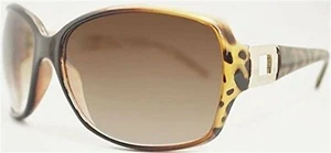 Foster Grant Oversized Braun Leopard Damen Sonnenbrille 100% UVA & UVB Defekt - Bild 1 von 2