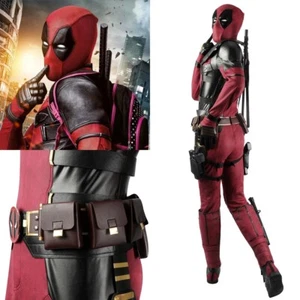 Deadpool Kostüm Cosplay Anzug Komplettset Wade Wilson Deadpool 3 - Bild 1 von 23