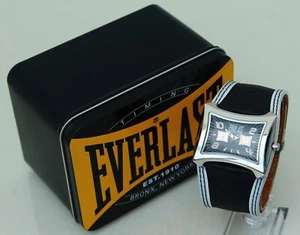 Everlast 490001101 Black Multi Dial Watch on Leather Strap with Box RRP £99.95 - Picture 1 of 4