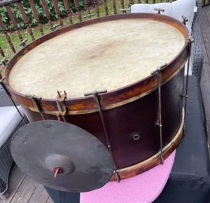 Vintage 1920's Ludwig Bass Drum Ludwig & Ludwig - Picture 1 of 16