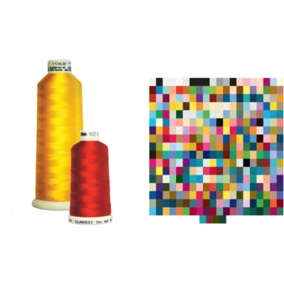 Madeira Classic No. 40 Machine Embroidery Thread (MR001) - 100% Viscose Rayo - Image 1 of 2