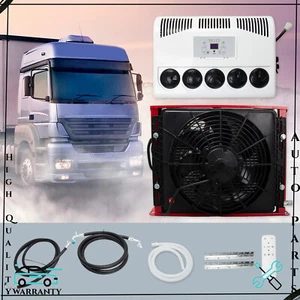 New 12V 11000BTU Truck Cab Air Conditioner AC Kit For Semi Trucks Bus RV Caravan - Picture 1 of 13