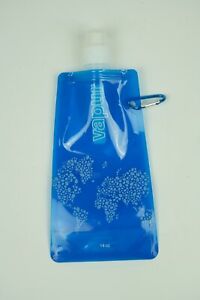Blue 16oz Collapsible Water Bottle - BPA Free, Perfect for On-the-Go Hydration