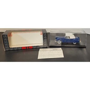 Rio #43 Blue 1941 Lincoln Continental Cabriolet Scale 1:43 w/Case & Box - Picture 1 of 16