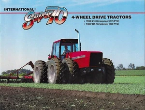 1984 IH INTERNATIONAL HARVESTER  SUPER 70   4-WD  TRACTOR -  ORIGINAL BROCHURE - Picture 1 of 21