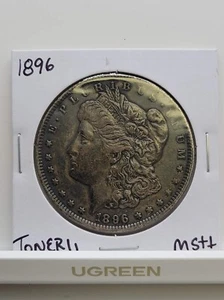 1896-P Morgan Dollar - Beautiful coin - High (BU) Grade - Nice Toner ( Raw068 ) - Picture 1 of 4